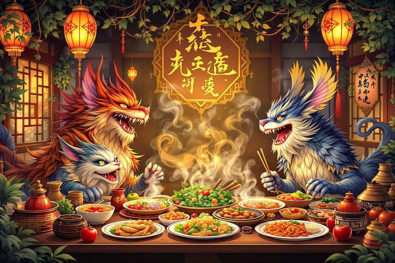 红果短句 - 异世界食堂